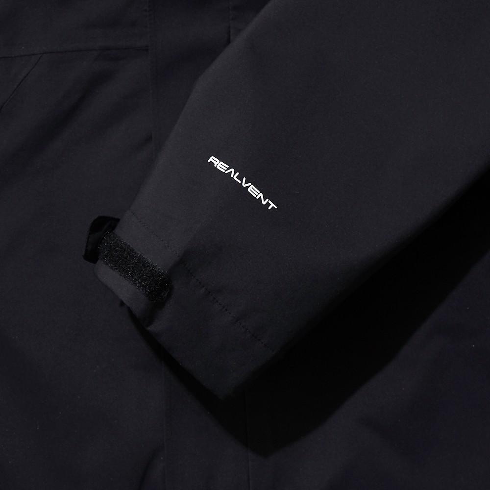 The North Face Jackets Men's Black Hooded Moderate Straight Fit NJ2HL08A
