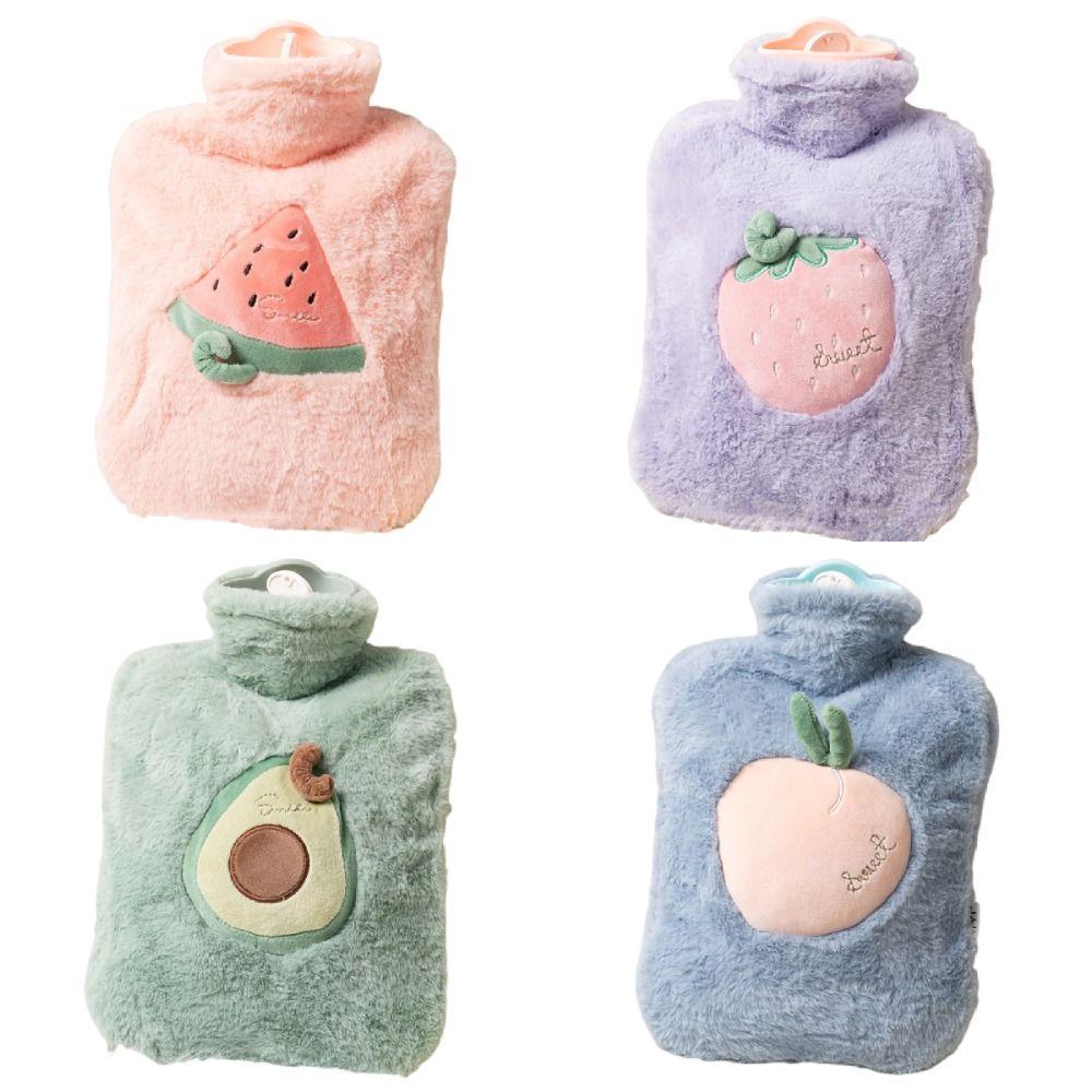 Leak-proof Hot Water Bottles Removable Water-filling Bottle Cartoon Hand Warmers  Hand and Feet