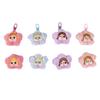 Sad Club Flower Plush Keychain with Star Brooch Charm