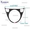 Echte Weiche Kohlefaser Für Abarth 595/695/595C/695C 2012-2015 Für Fiat 500 2008-2015 AT MT Auto Schaltknauf Aufkleber Dreifarbige Zierleiste