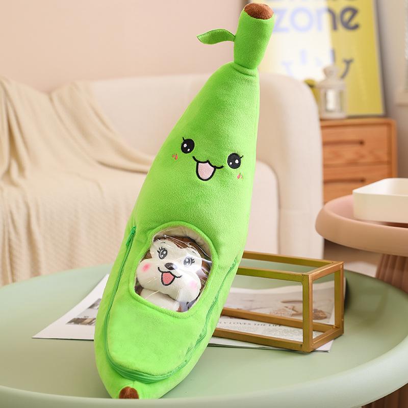 

Banana Plush Monkey Toy Doll Pillow Removable Room Decoration Gifts Children 55cm/21.65in зелёный