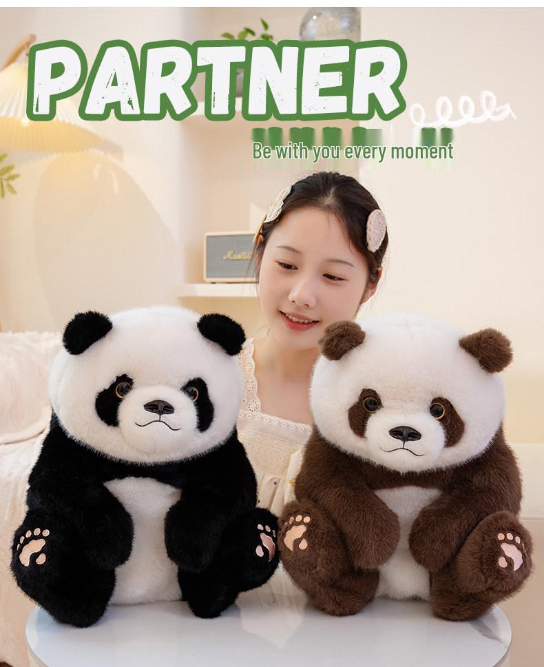 Chubby Giant Panda Plush Toy - Cuddly National Treasure Pillow Doll