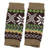 Christmas Pattern Mittens Stretchy Hand Gloves Female Winter Autumn Oversleeves Fingerless Gloves for Outdoor Activity