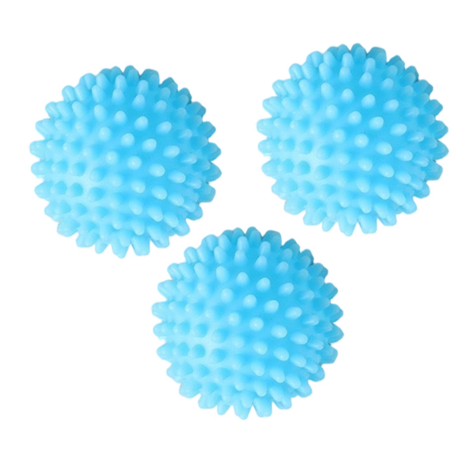 

3PCS Recyclable Clothes Washing Balls Dryer Ball For Gentle Fabric Care And Improved Cleaning Performances for Washers синій