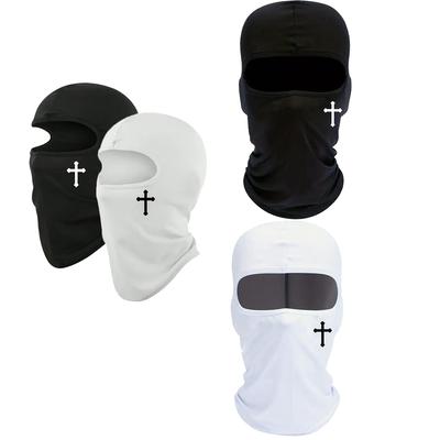 Christian Balaclava Cross Ski Mask Full Face Mask Cover Faith Shiesty Jesus Face Cover Breathable Men Women Sports Motorcycling