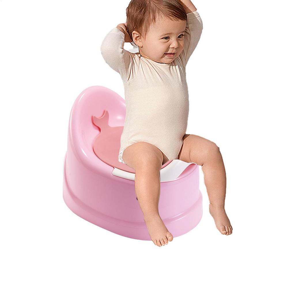 1pc Portable Toddler Potty Baby Toilet Trainer Training Toilet For Travel Stable And Safe Oval Bottom Design Non Slip Potty