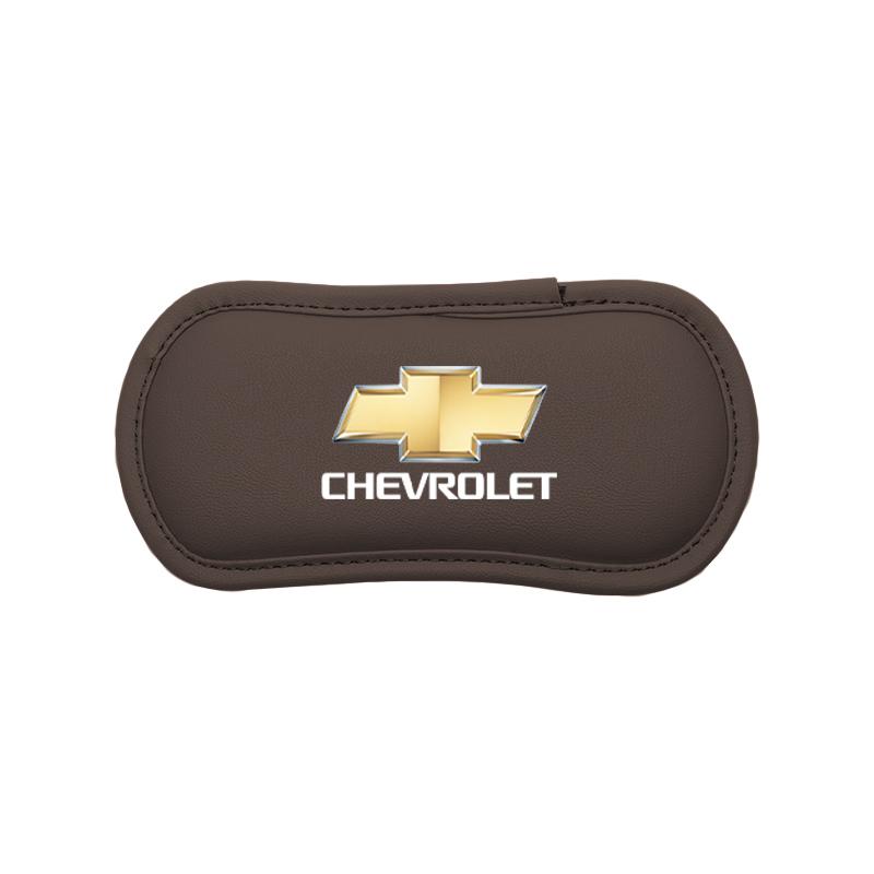 Leather Car Pillow Cushion Elastic Knee Pad Leg Pad Armrest Pad Accessories For Chevrolet Spark Captiva Cruze Tracker Orlando