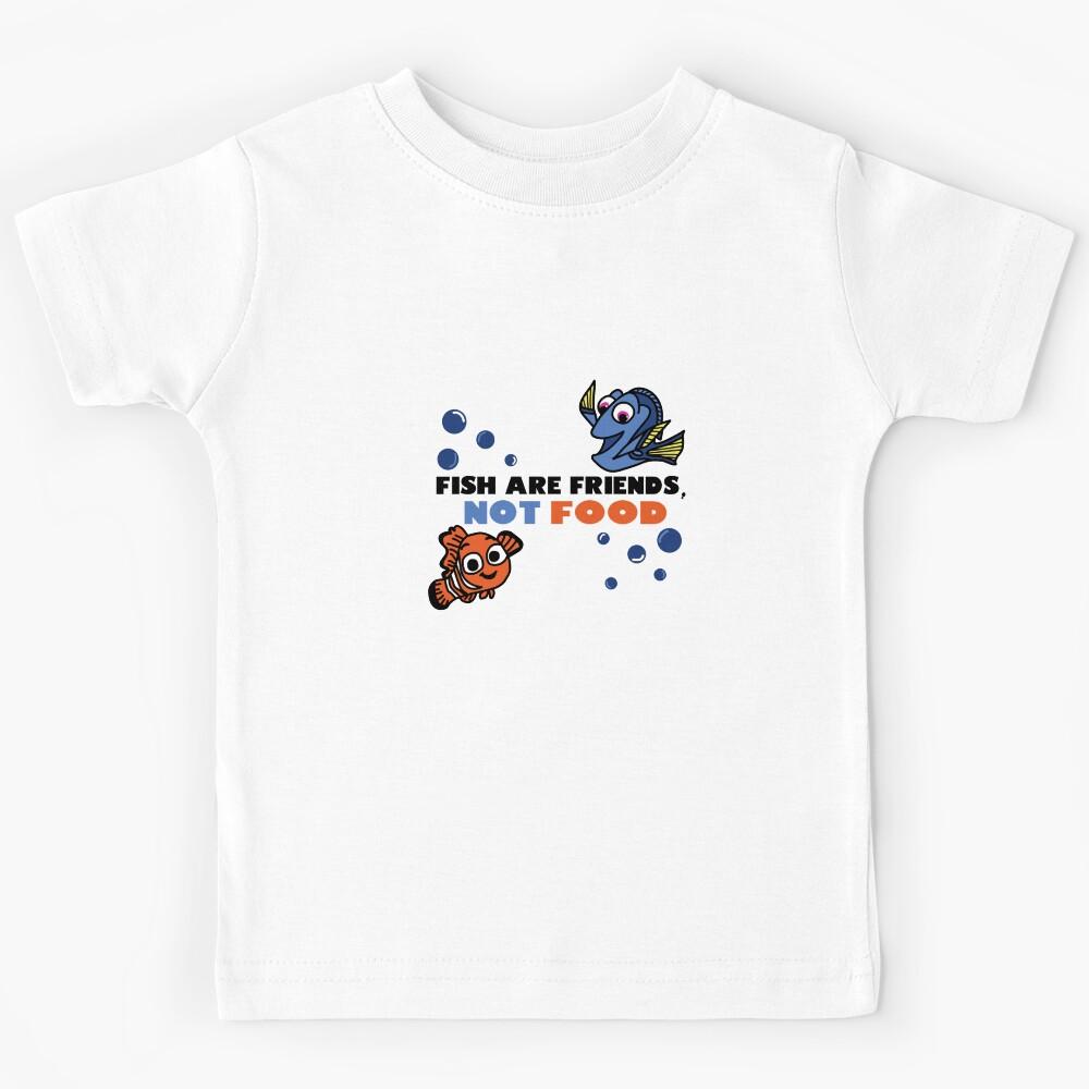 Fish Are Friends, Not Food Kids T-Shirt 170