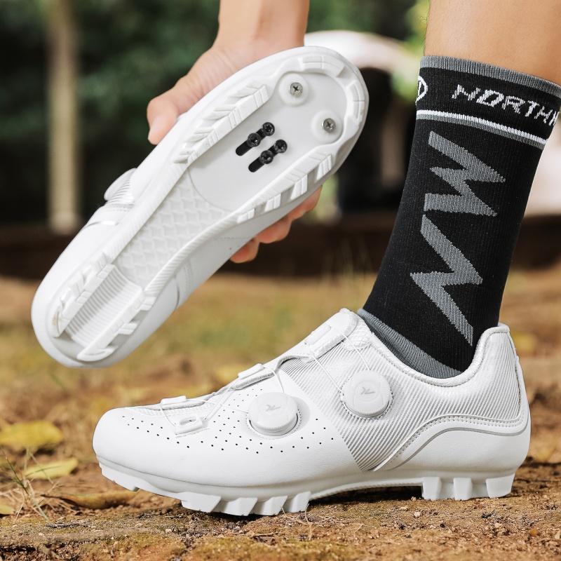 Mtb Cycling Sneaker Cleats Shoes Male Flat Pedal Bicycle Shoe Speed Cycling Shoes Mountain Bike Shoe Racing Lock Footwear Men