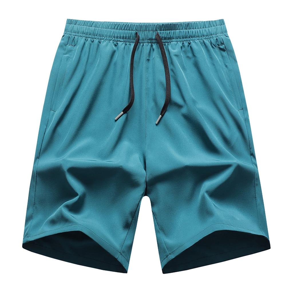 Summer New Men's Reflective Stripe Casual Shorts Youth Fashion Trend Outdoor Sports Straight Leg Pants