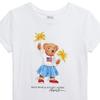 Polo Ralph Lauren Cartoon Anime Round Neck Pullover Short Sleeve T-Shirt Kids Tops White 313942856-001