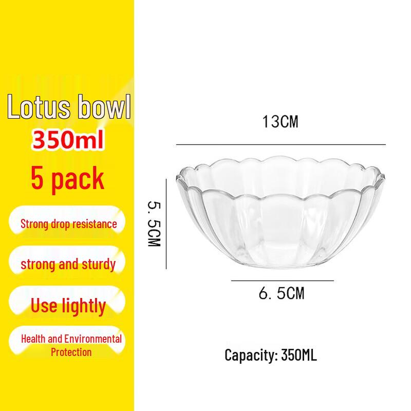 Zhongran PC Acrylic Salad Bowl