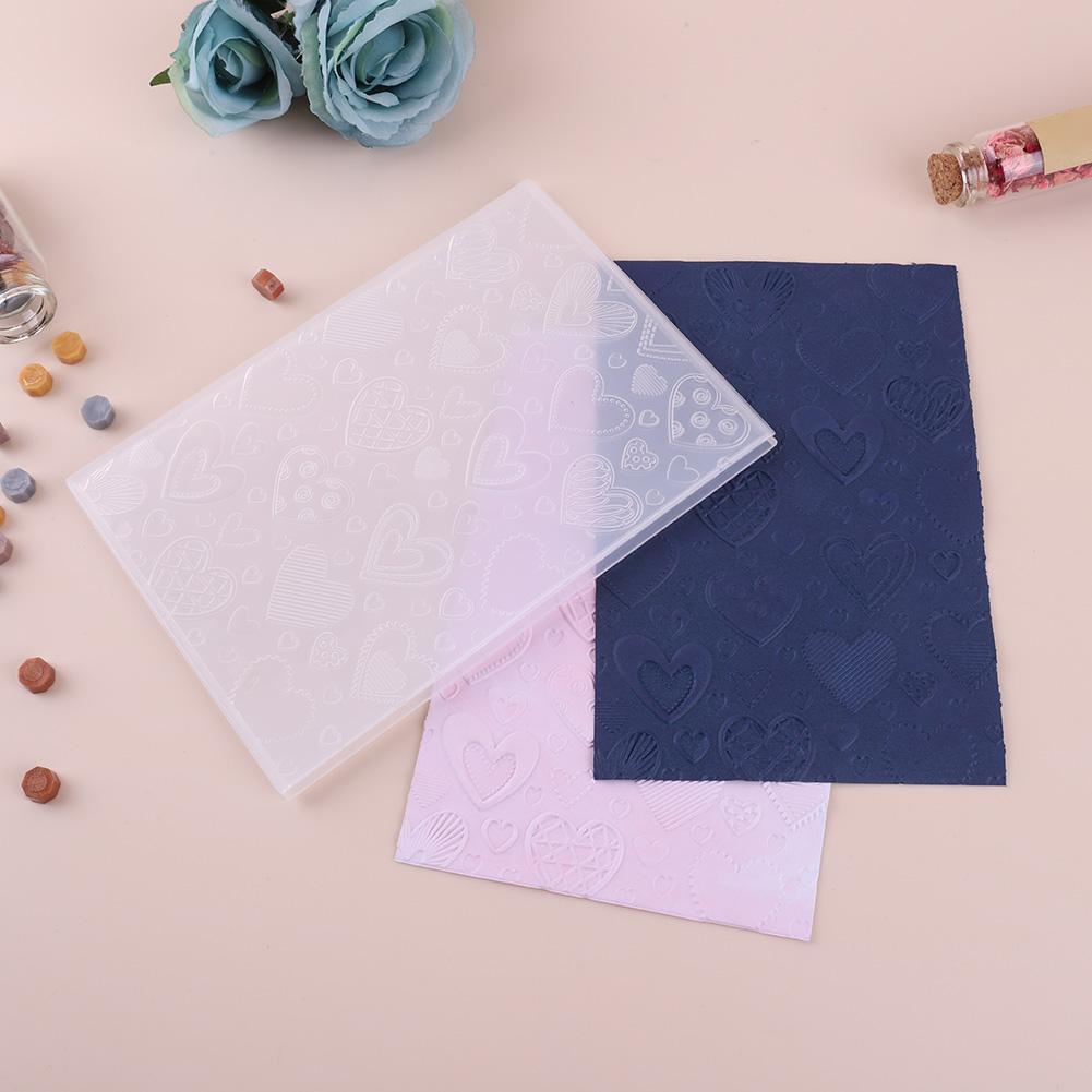 Plastic Embossing Folder Template 3D Texture Card Making Embossing Folder for Card Making Scrapbooking Paper Craft