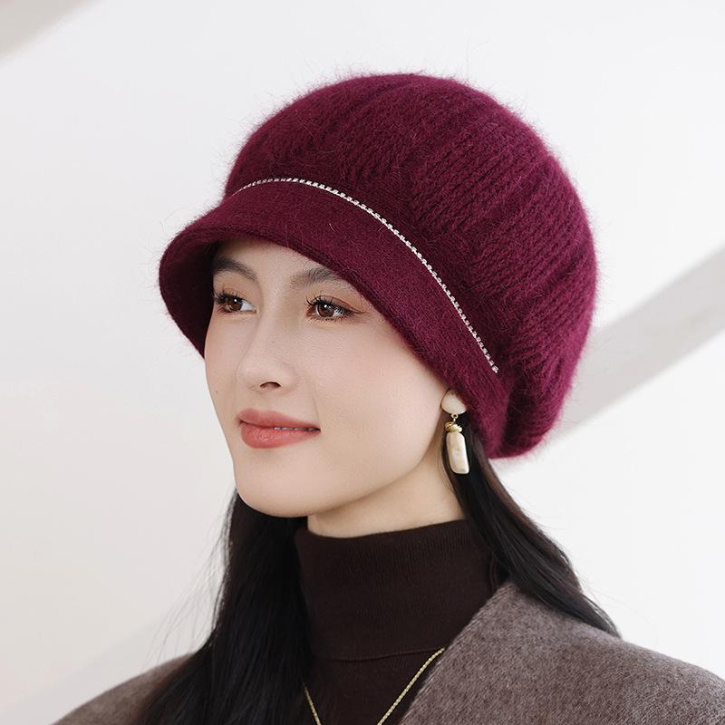 

Women s Winter Slouchy Beanie Hat - Thick Cable- Ear Flaps & Fringe Trim, Soft Stretchy Warm for Cold Weather one size