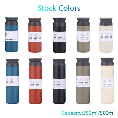 Travel Cup 304 Stainless Steel Double-Layer Vacuum Thermos Cup, Portable Car Cup, Business Easy Cup