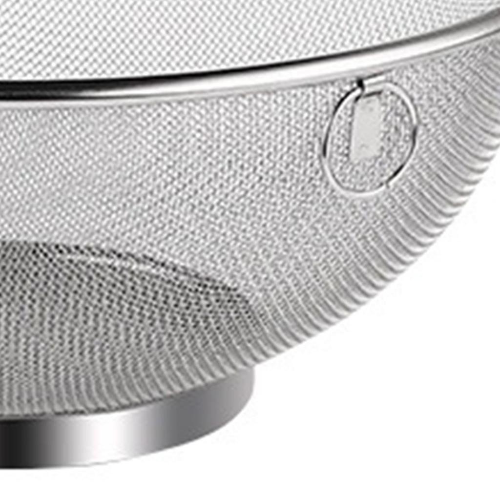 Stainless Steel Vegetable Washing Basket Fine Mesh Strainer Basket Food Strainer for Rice Vegetables Fruit