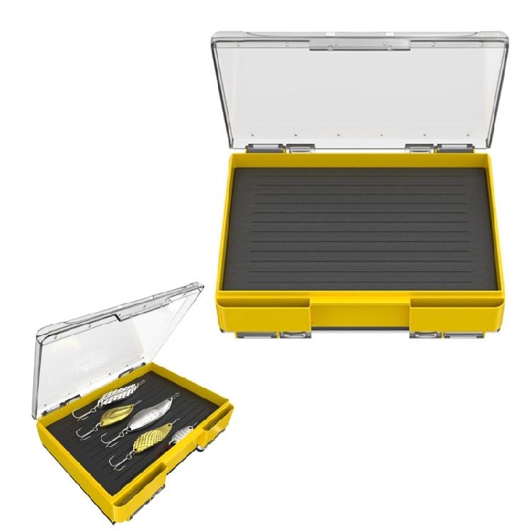 Outdoor-Angelwerkzeugkasten Tragbarer Angelköderkasten Angelwerkzeug Köder Köderbox Doppelseitige Köder Köder-Organizer