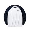 Lifestyle Series Letter Splicing Round Neck Breathable Versatile Long Sleeve T-Shirt Men Tops 152538402-1