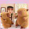 Adorable Hamburger Backpack Capybara Plush Toy For Kids Soft And Cuddly Stuffed Animal