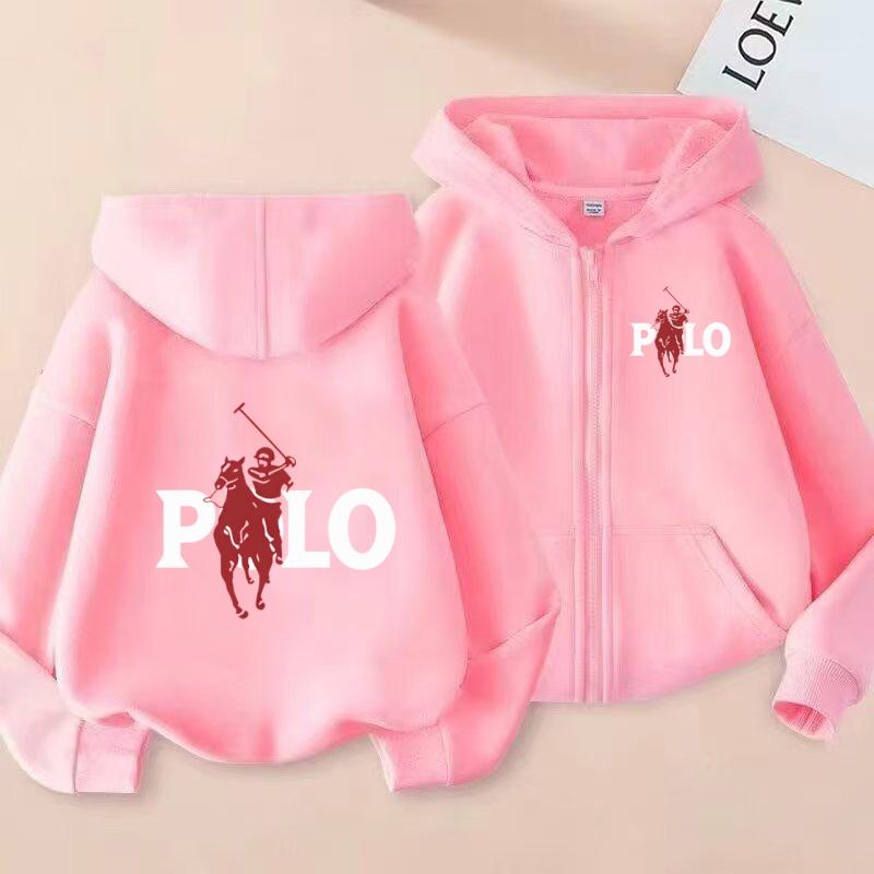 Kids Zipper Style Cardigan Coat Fashion Letter Loose Sweatshirt Toddler Boy Girl 3-14 Yrs Hoodie Casual Brand Sports Top Clothes