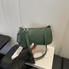 Minimalist Woven Large Capacity Casual Single Shoulder Handheld Handbag Small Square Bag