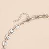 X6HE Unique Heart Crucifix Alloy Chain Jewelry Necklace for Parties Special Occasion