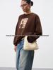 European-American Style Trendy Round Neck Hip Hop Hoodie: Autumn-Winter Edition with Unique Design and Thickened Fabric