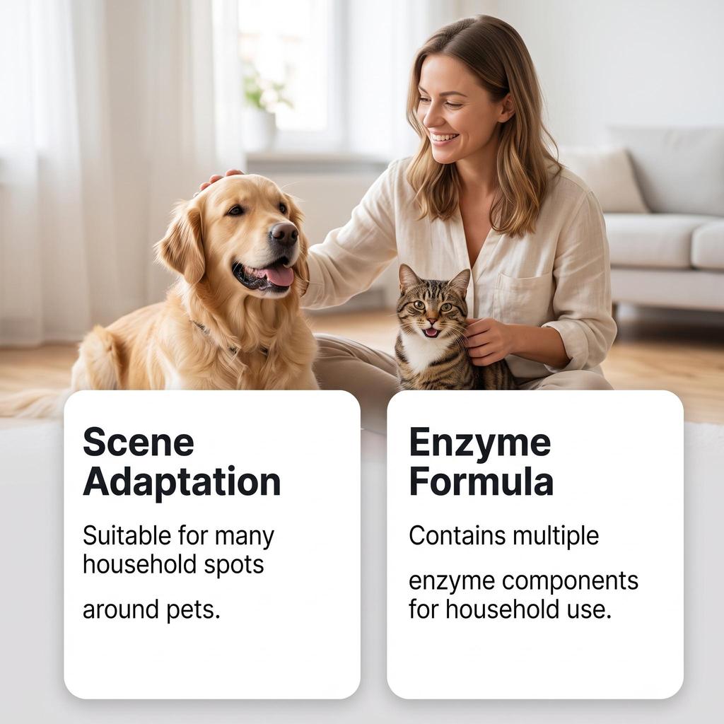 Pet Deodorant: Enzyme Formula Multi-Scenario Surface Care Spray for Home Pet Owners