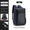 Wasserdichter Business-Rucksack für Herren mit Schloss - Hartschale, Doppelschulter, Lässige Computer- und Schultasche