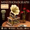 Maillard Style Retro Mini Phonograph Retro Bluetooth Speaker, Furniture Decoration Popular High-Power Speaker