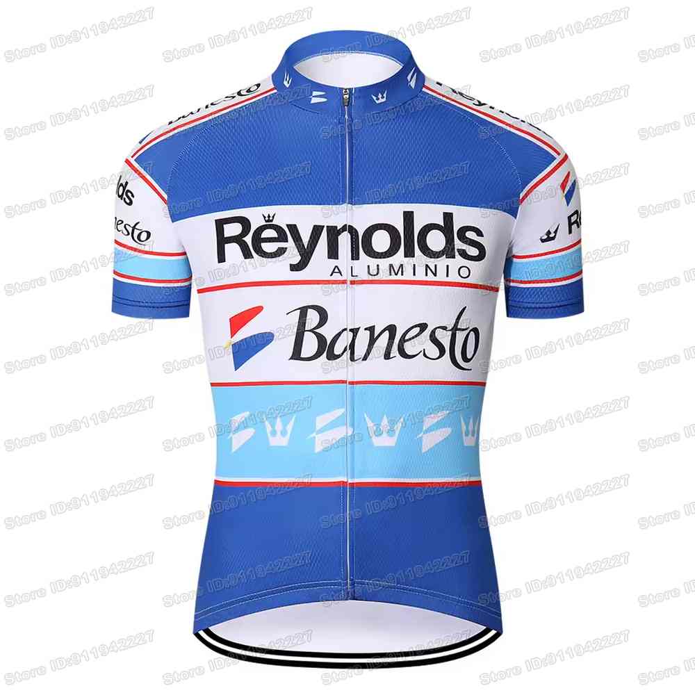 Retro Team Reynolds Riteņbraukšanas Džersija Komplekts