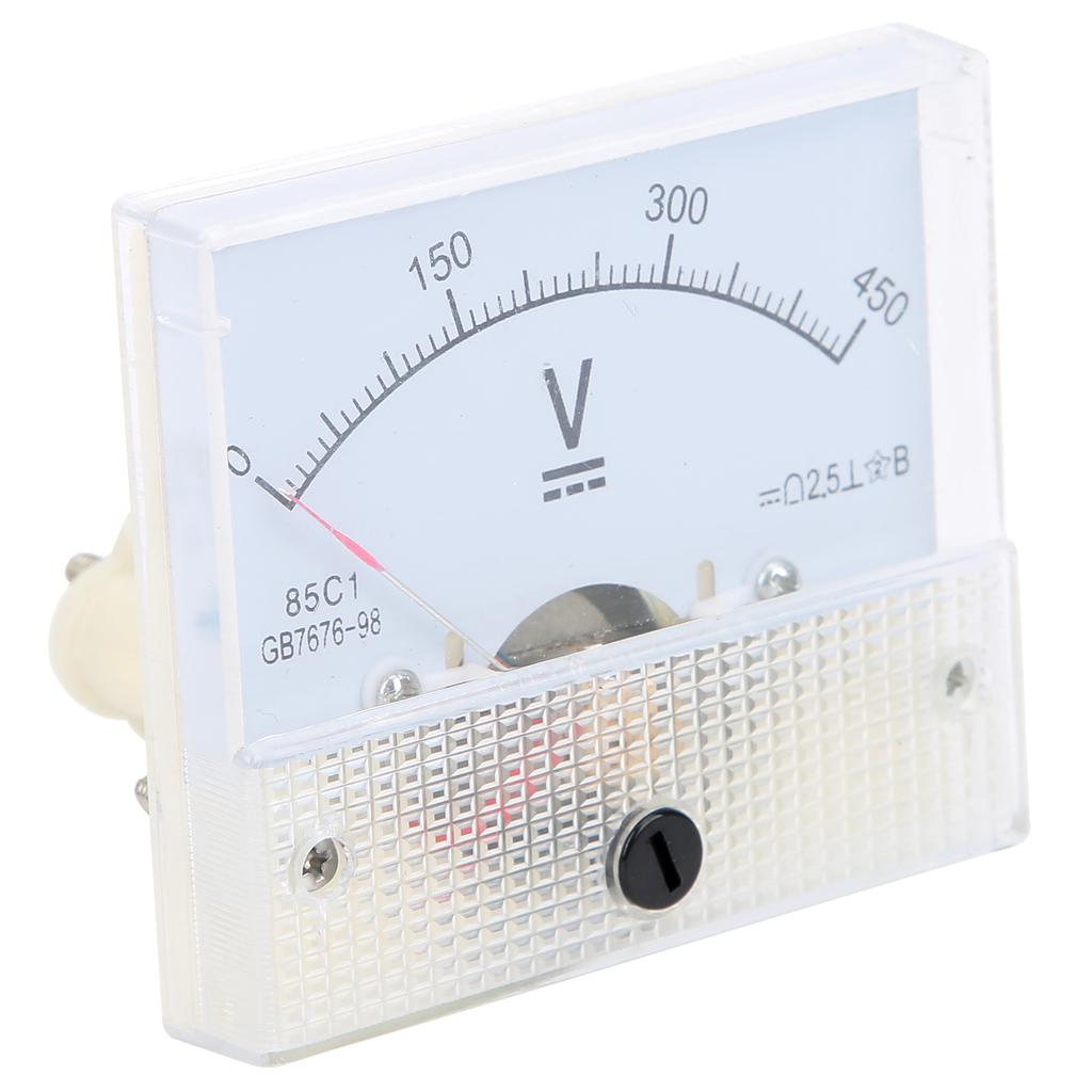 Pointer DC Voltmeter 0?450V Voltage Meter Gauge Circuit Measuring Instrument +2.5percent  Accuracy