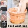 240Pcs Heat Resistant Foot Tub Bags Transparent Bath Basin Bags Foot Spa Bags  Massage Center