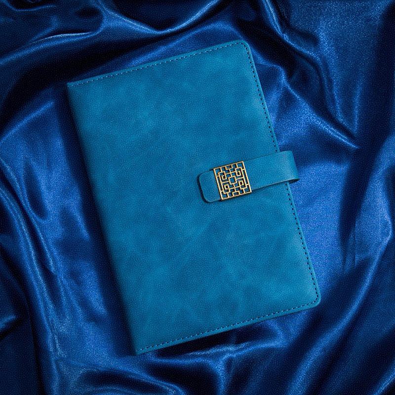 Verdickte Leder-Business-Schnallen-Notizbücher für Konferenzen und Tagebücher