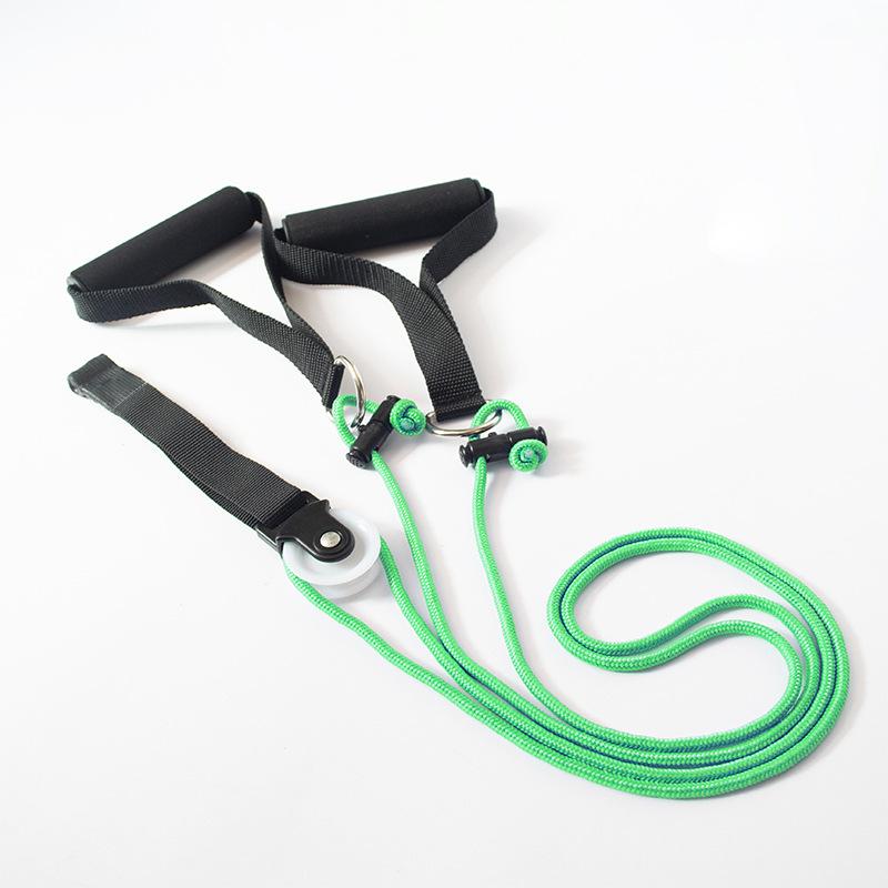 Door Tension Rope Foam Handle Adjustable Length Shoulder Trainer, Neck and Shoulder Stretch Rope