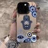 Blue Evil Eye iPhone Case for 14Pro, 15Pro, 16Pro, and 17Air