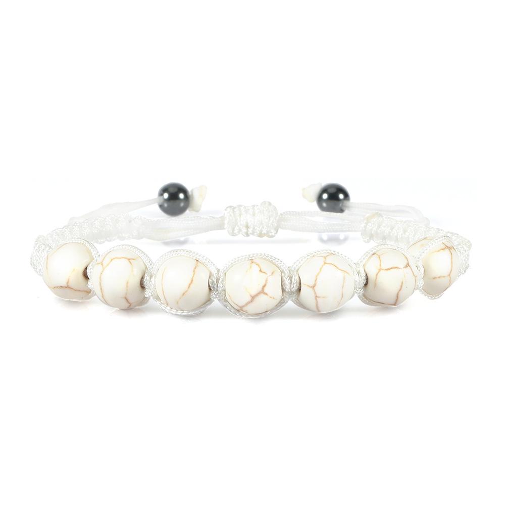 Men s Adjustable Multi-colored Hand-woven Flat Knot Bracelet