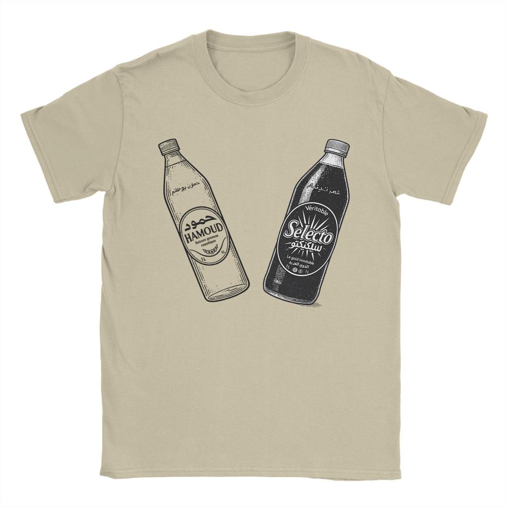 Oversized T Shirt Beach Selecto Algeria Soda Water TShirts 100 Cotton Tee Shirt for Men Y2K Plus Size 6XL Short Sleeve Tees