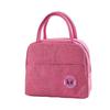 Cationic Tote Lunch Bag with Thickened Foil Insulation for Office or School Meals