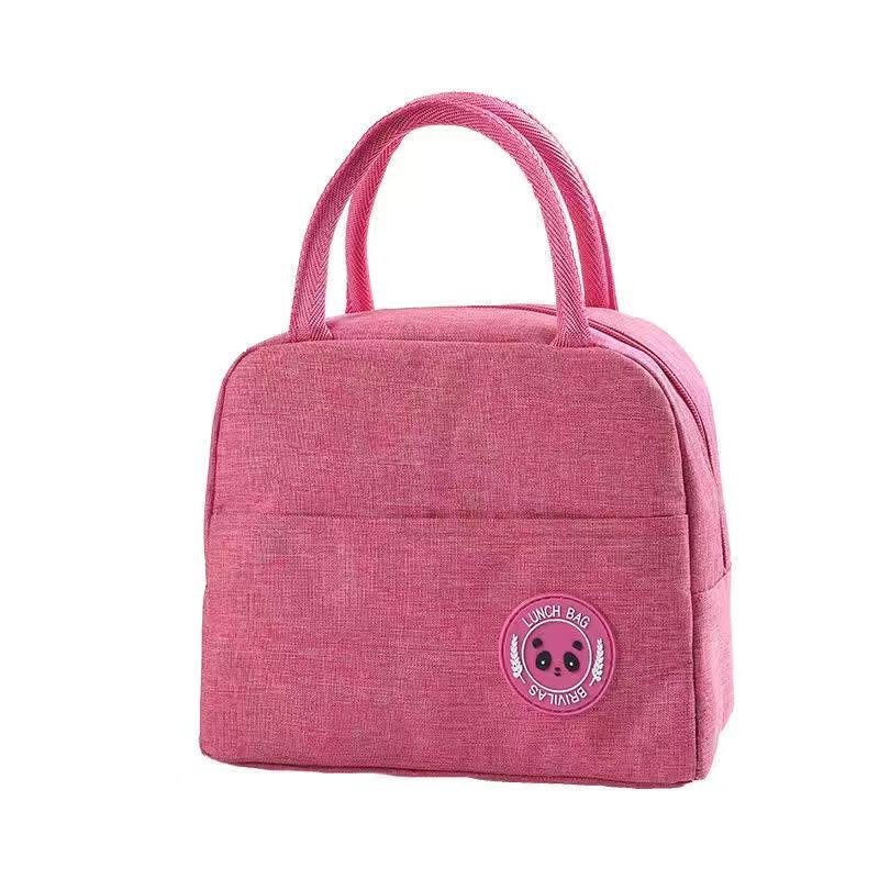 Cationic Tote Lunch Bag with Thickened Foil Insulation for Office or School Meals
