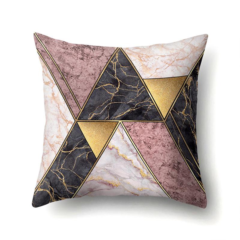 Geometric Simple Marble Print Pattern Cushion Cover Pillowcase Home Living Room Sofa Decorative Pillowcase
