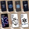 Emergency Medical Star of Life Case For OPPO A16 A76 A96 A98 A78 A58 A5 A9 A15 A17 A77 A52 A72 A53S A57S A94 A74 A54 Cover