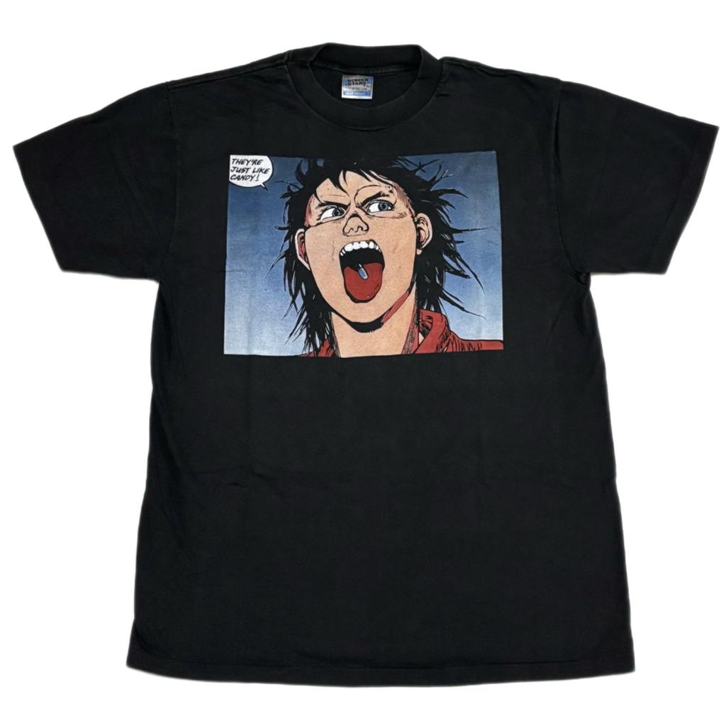 Vintage Akira Anime Katsuhiro Otomo 80s Manga XL Single Stitch REPRINT Unisex T-Shirt