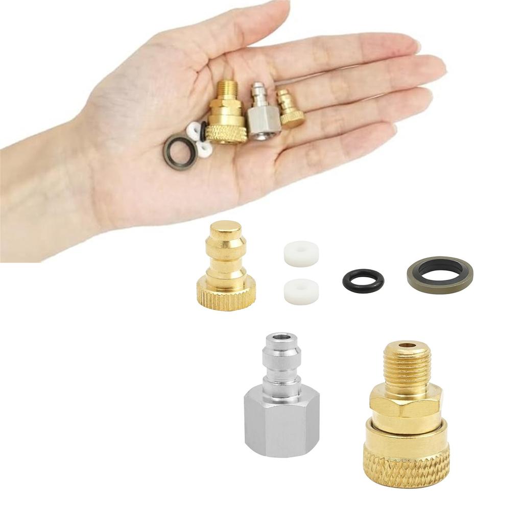 Multipurpose 1/8 Inch BSP Quick Releases Coupler Fitting Home Accessory for Air Rifles and Paintball Equipment