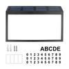 Solar Powered Address Sign Outdoor Waterproof LED Address Sign Lamp Solar House Number Light Outdoor Address Number