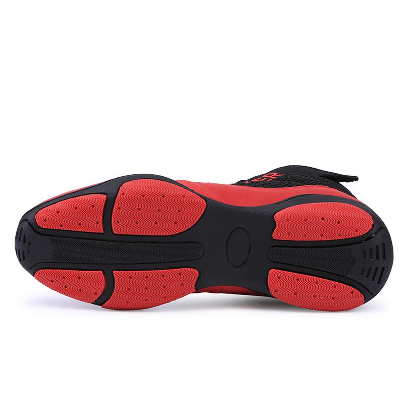 Chaussures de lutte légères pour salle de sport Hommes Femmes Maille respirante Chaussures de boxe Baskets respirantes pour femmes pour arts martiaux Sparring libre