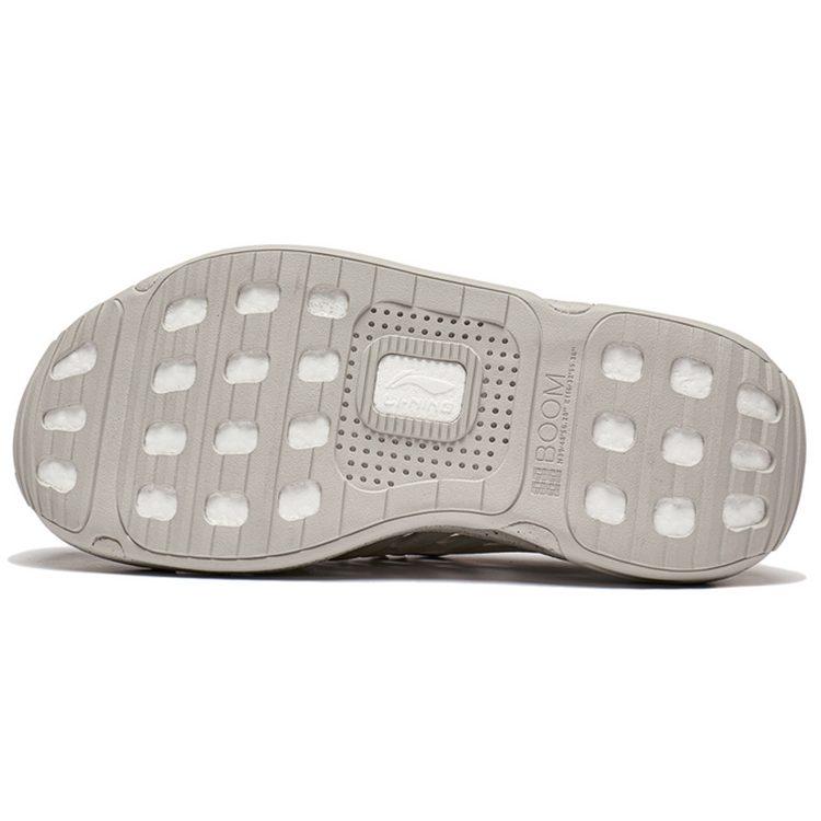 Li Ning Pan Gu Trek Bored Ape EVA Slip Resistant Abrasion Resistant Rebound Breathable Sports Sandals Women's Gray AZST010-1