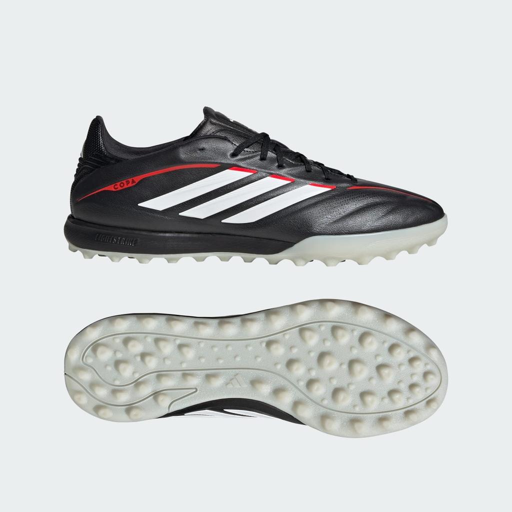 adidas COPA PURE IV PRO Turf Football JQ0426 Unisex Performance Sports Shoes Core Black / Cloud White / Lucid Red