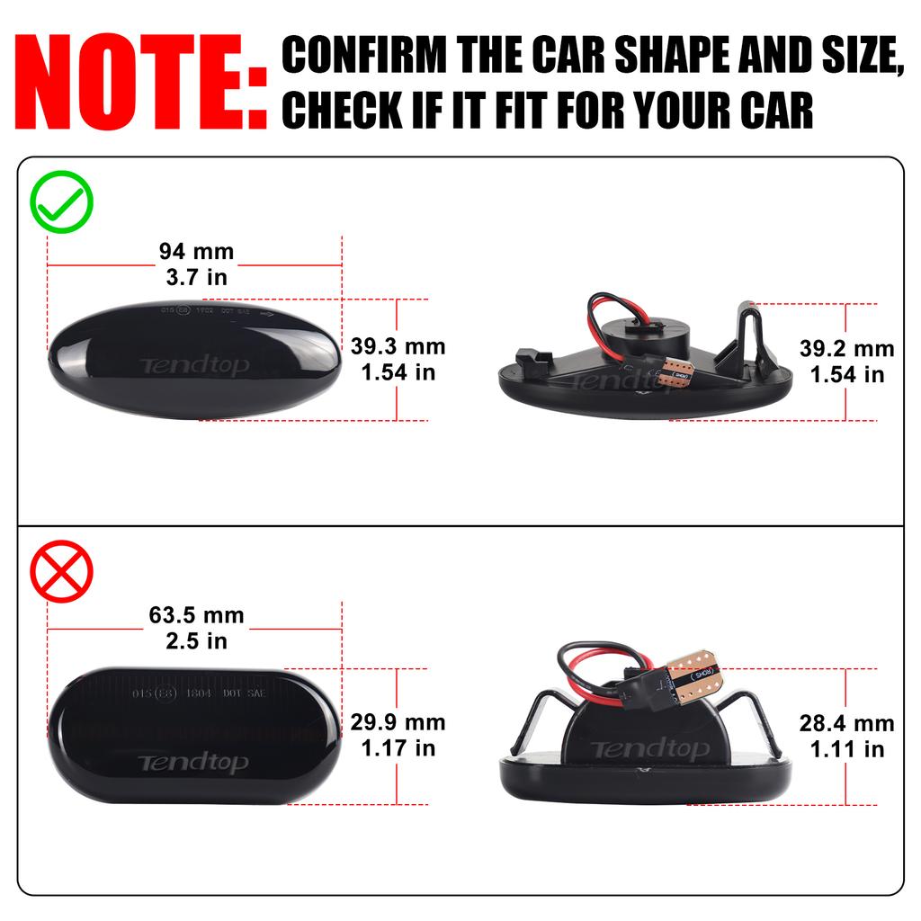 Dynamic Turn Signal Light Flashing Side Repeater Lamp For Nissan Navara D22 NP300 1998-2005 Datsun Frontier Fiera PickUp TerranoTurn Signal 2