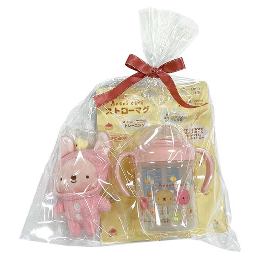 

Монсёй Анан Кафе AC. Набор соломенных кружек, Розовый, 55217